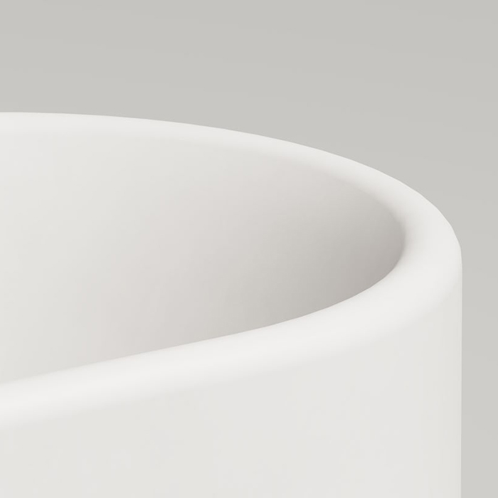 Salini Perla Plus Ванна отдельностоящая 170x80см, материал S-Stone, цвет: белый матовый