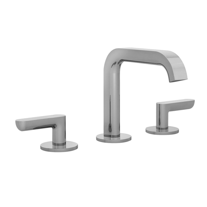Смеситель для раковины Fantini Icona Deco, 3 отв., без донного клапана, излив: 14.5см, цвет: никель