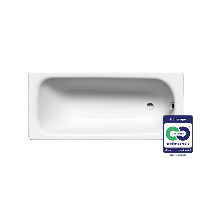 Kaldewei Saniform Plus Ваннa встраиваемая 170х70см, мод.363-1, цвет: белый