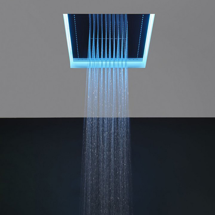 Antonio Lupi Душевая система Meteo Встраиваемый верхний душ 52 x 35 x 11 см цвет. с LED RGB подсветкой