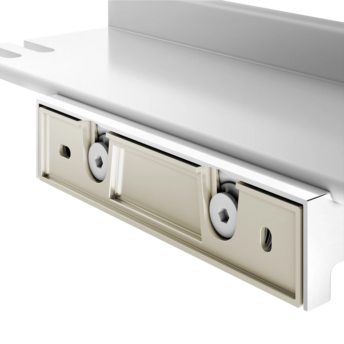 Полочка для душа Keuco Reva, встроенный крючок, подвесной, цвет: Shower shelf белый
