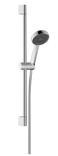Душевой гарнитур Hansgrohe Activera Select S 95 2jet EcoSmart со штангой 65 см, хром — 28044000
