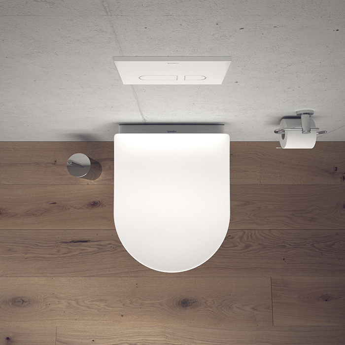 Duravit Soleil by Starck Унитаз 37х48см, подвесной, безободковый, Weiß Hochglanz, HyG, цвет: белый