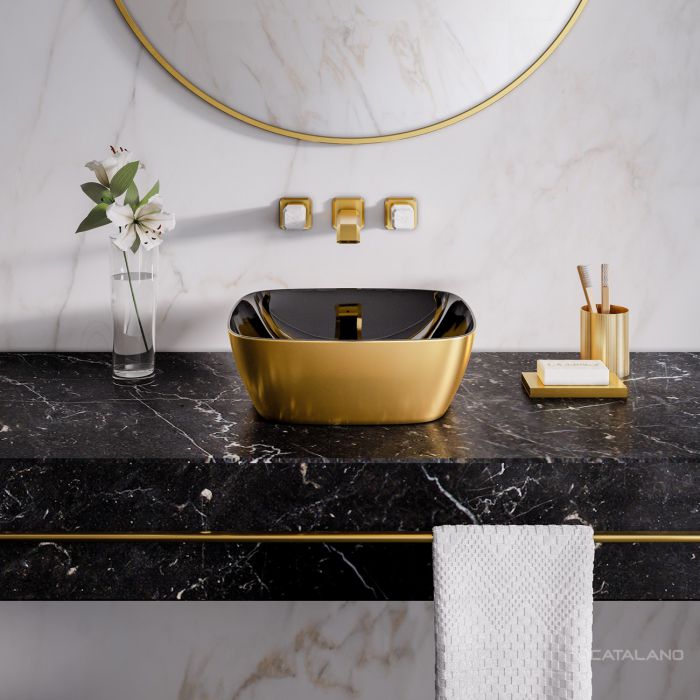 Раковина Catalano Gold & Silver 40x40 140APGRLXNO