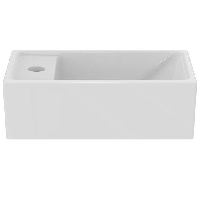 Ideal Standard i.life S Раковина 37х21xh12см., подвесная, с 1 отв., Sx, без перелива, цвет: белый глянец