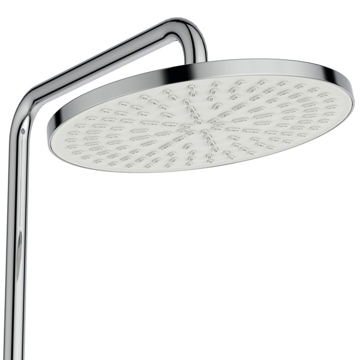 Ideal Standard Ceratherm T25 Душевая стойка, с термостатическим смесителем, ручным душем и шлангом, корпус Coolbody, руч. душ: 2 режима, верх. душ: 25см., цвет: хром