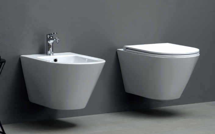 Azzurra Forma Унитаз подвесной безободковый  54х37х34см с сиденьем soft close антигрязевое покрытие, цвет: белый