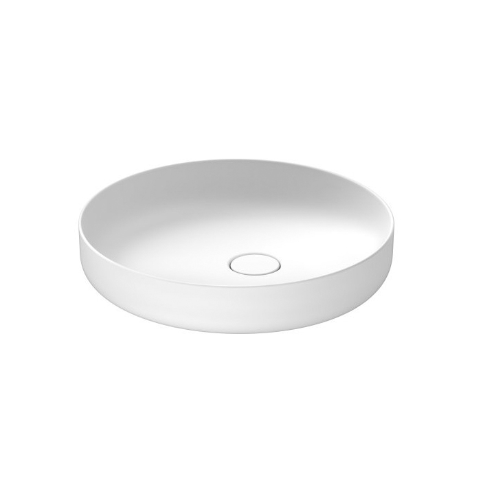 Duravit Vitrium Раковина 46см, накладная, без отв., круглая, без перелива, цвет: белый матовый