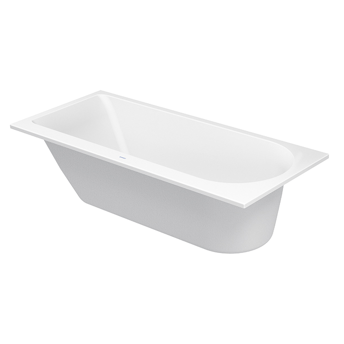 Duravit Darling New Ванна 170х75x48см, акриловая, прямоугольная встраиваемая или с панелями, с наклоном для спины слева, цвет: белый