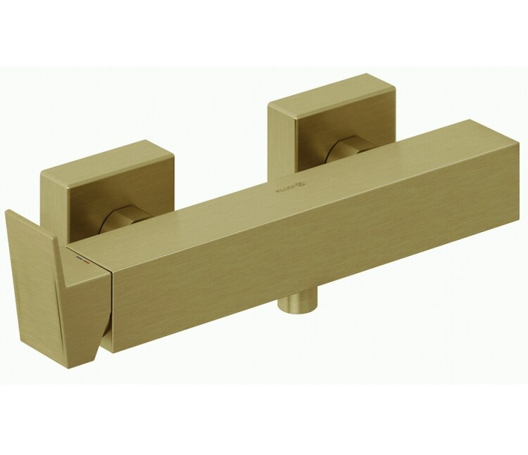 Смеситель для душа Kludi DECUS, на 2 потребителя, цвет: Brushed Gold — 54831N075