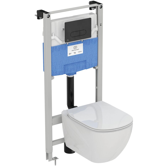 Ideal Standard Prosys Oleas M1 Механическая панель смыва, двойной смыв, цвет: черный матовый