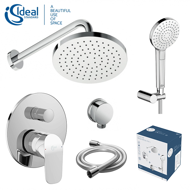 Душевой комплект Ideal Standard Ceraflex душа (A6758AA + B2239AA + B9448AA + BA193AA) — BC447AA