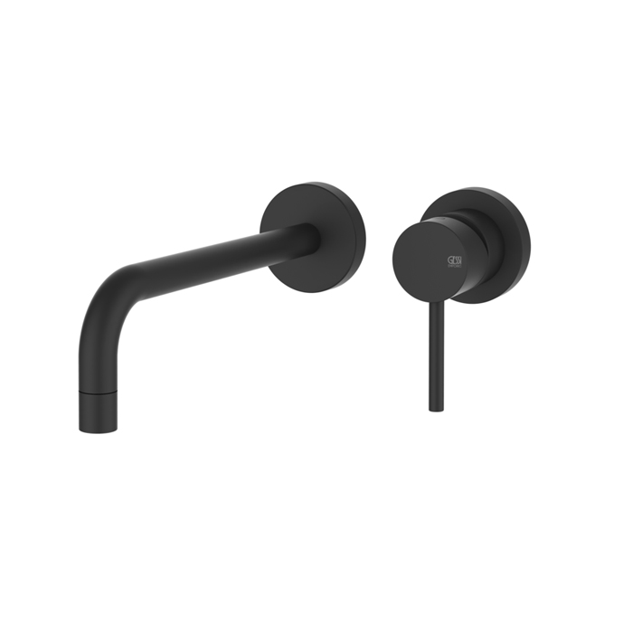 Смеситель для раковины Gessi Emporio Via tortona, встраиваемый, излив: 22.5см, цвет: Black XL