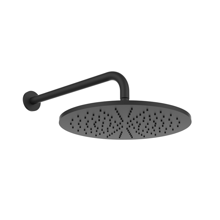 Верхний душ Gessi Emporio shower Ø30см, подвесной, поворотная с шарниром, цвет: Black XL