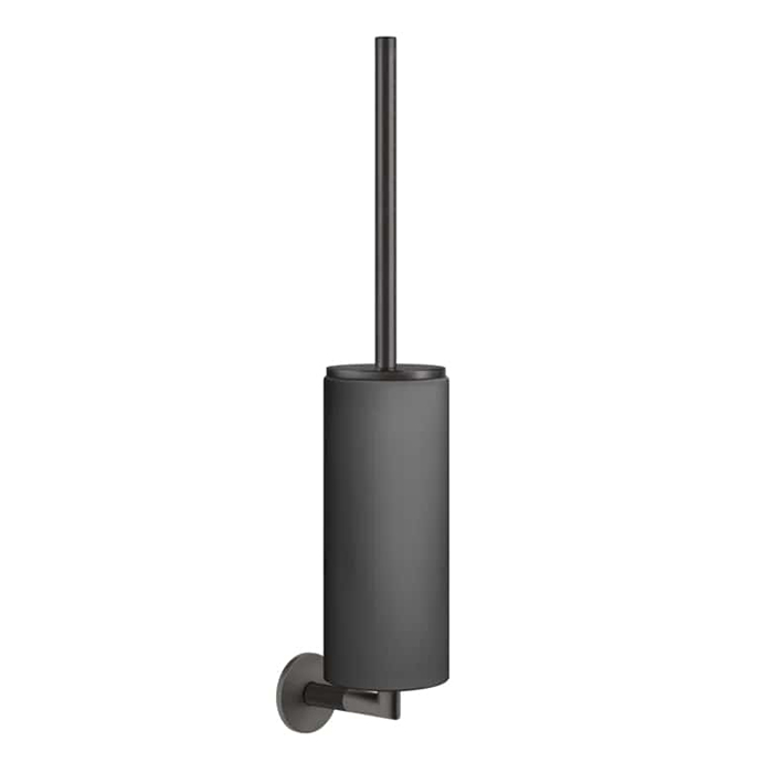 Туалетный ёршик Gessi Ingranaggio, подвесной, цвет: Black Metal Brushed PVD