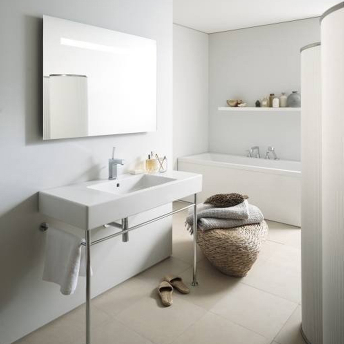 Duravit Vero Раковина для мебели с перел., с 1 отв. под смес., 85х49см, цвет: белый