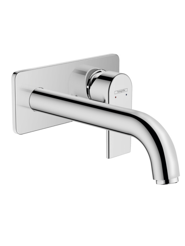 Смеситель для раковины Hansgrohe Vernis Shape, 207 мм, настенный, (внешняя монтажная часть) — 71578000