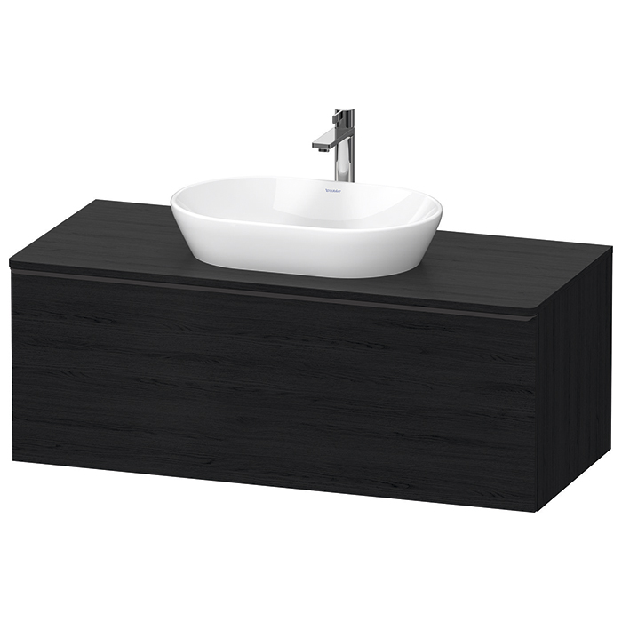 Тумбочка Duravit D-Neo подвесная 120х45.9x55см, раковина, 1 ящик, цвет: Black Oak