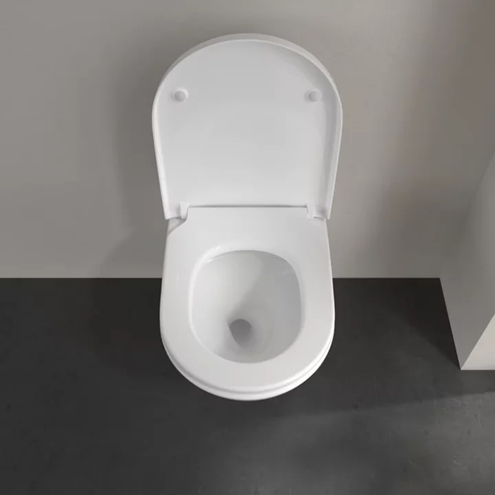 Villeroy&Boch Subway 3.0 Унитаз подвесной, безободковый tornado, сиденье в комплекте SoftClosing, цвет: альпийский белый