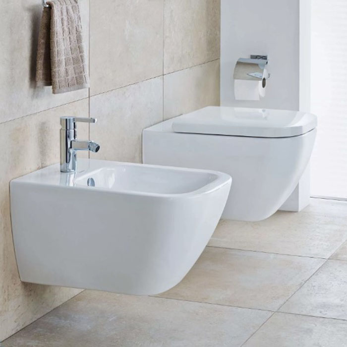 Duravit Happy D.2 Унитаз подвесной 36.5х54см, с вертикальным смывом, с HygieneGlaze, с креплением Durafix, цвет: белый