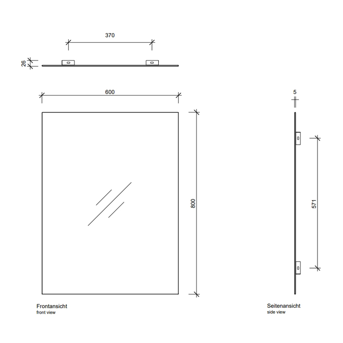Decor Walther Space 06080 Зеркало 60x80см