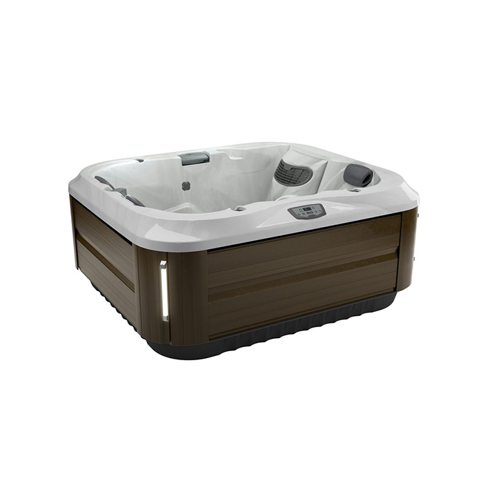 Jacuzzi J315 Минибассейн 193х168х81см, отдельностоящий, без стерео-системы, панель Modern Hardwood, цвет акрила: Platinum