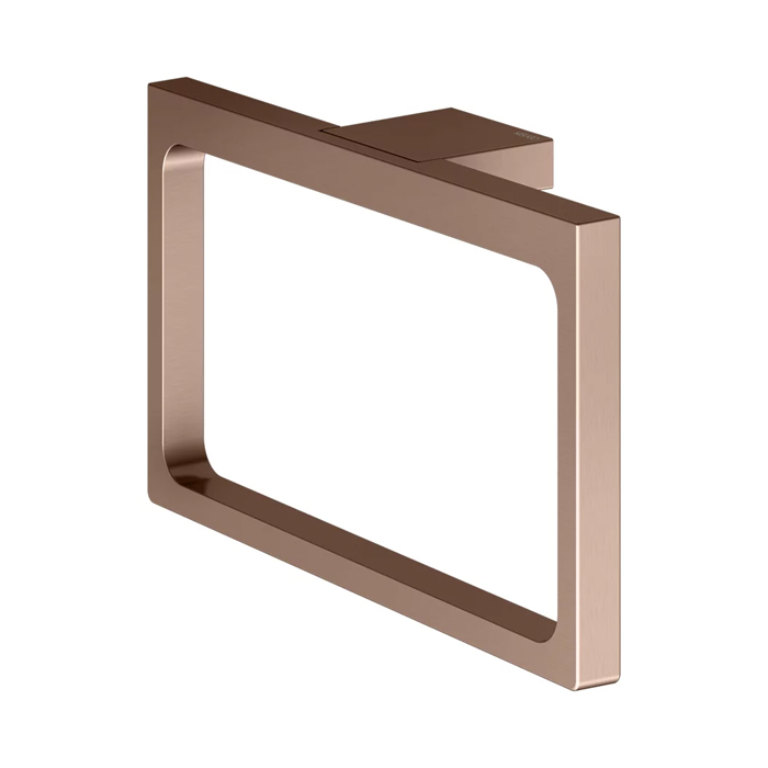 Полотенцедержатель-кольцо Keuco Edition 11, поворотный, цвет: brushed red gold