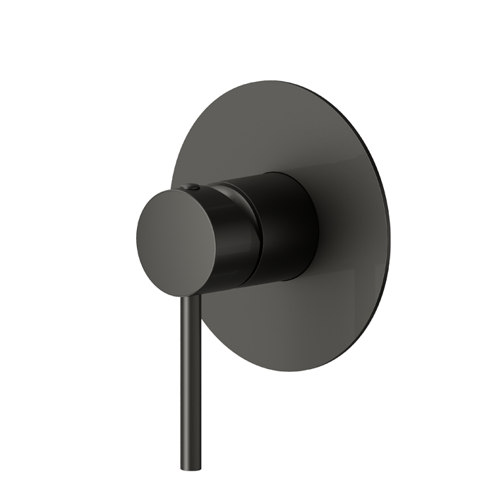 Смеситель для раковины Newform XT, встраиваемый, внешняя часть, цвет: carbon satin