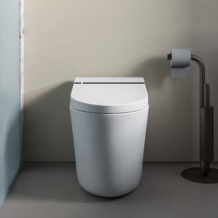 Artceram Hype Унитаз-биде 38х59см, напольный, безободковый, saniglaze, soft-close, с пультом управления, цвет: белый
