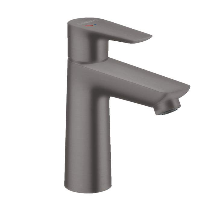 Смеситель для раковины Hansgrohe Talis E на 1 отверстие, однорычажный, высота до излива 104 мм, цвет: шлифованный черный хром