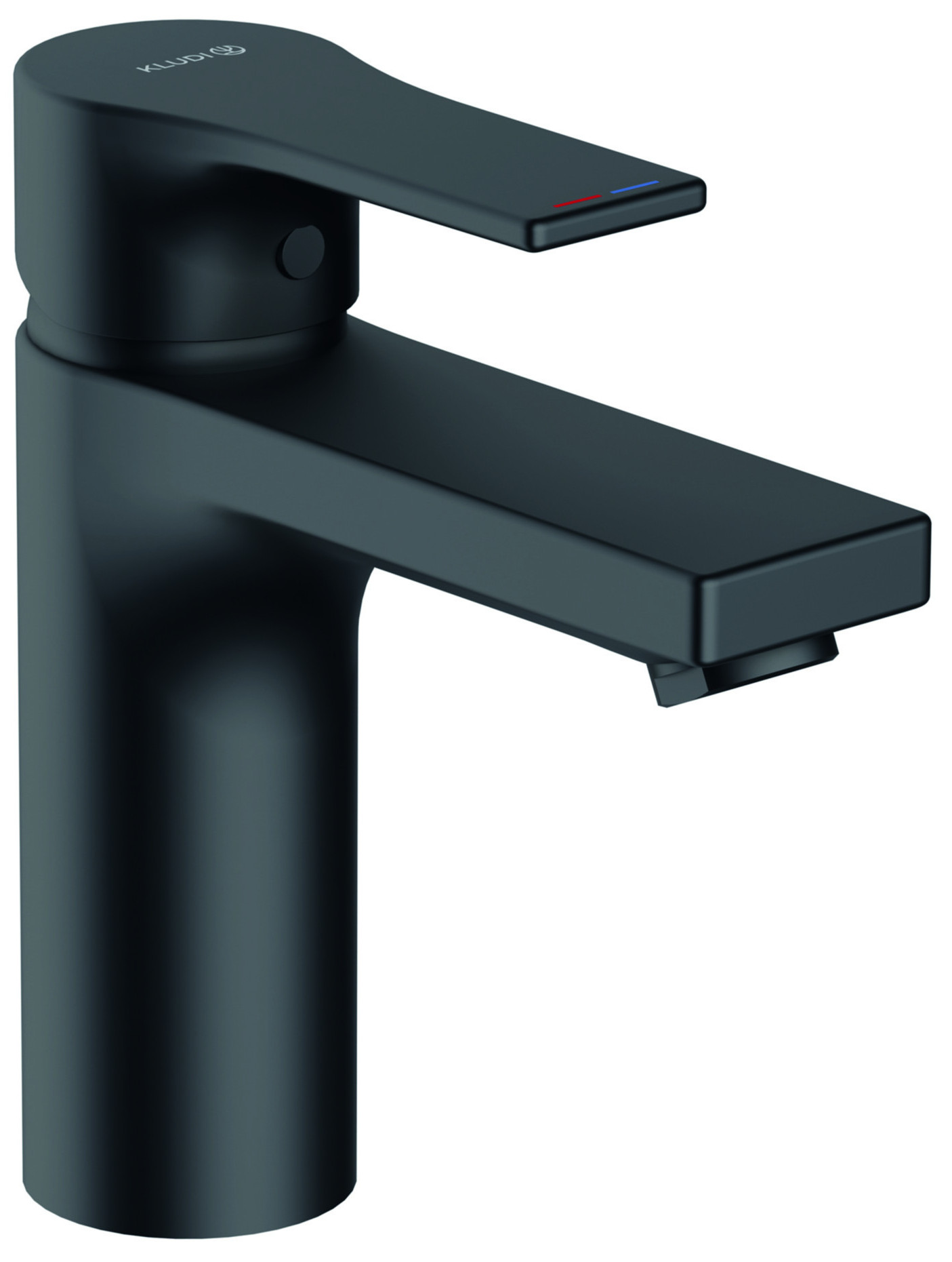 Смеситель для раковины Kludi Zenta SL, 100 мм, PushOpen черный — 482983965