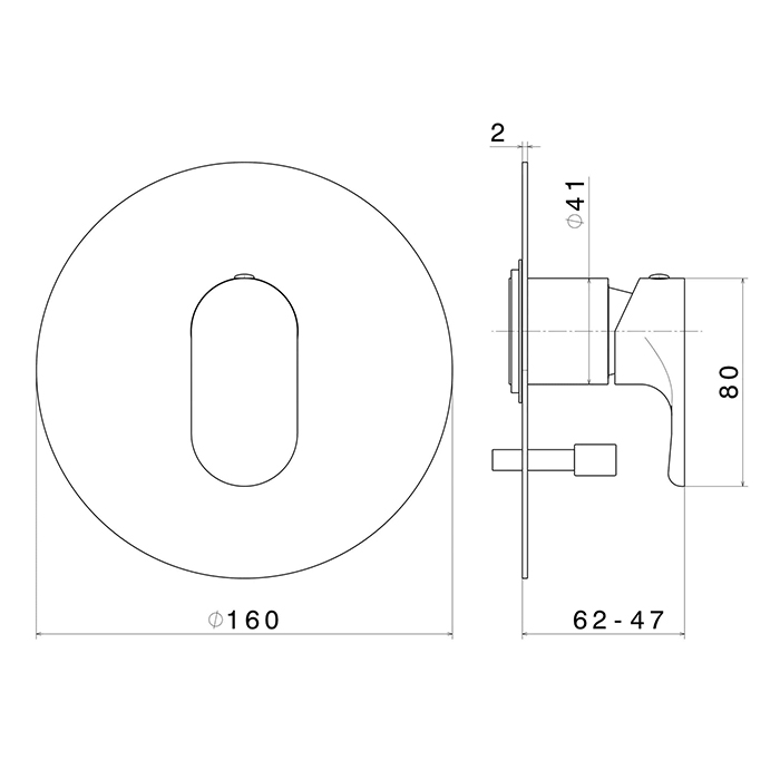 Kerama Marazzi Ole Смеситель для душа, встраиваемый, с переключателем на два потока, цвет: золотой атласный