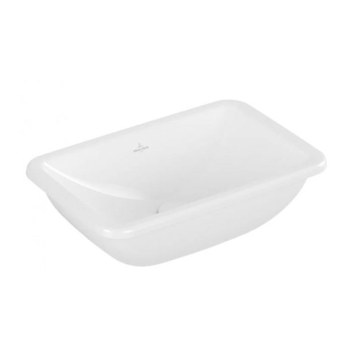 Villeroy&Boch Loop&Friends Раковина 45х28х18.5см, встраиваемая снизу, без отв., с переливом, цвет: альпийский белый