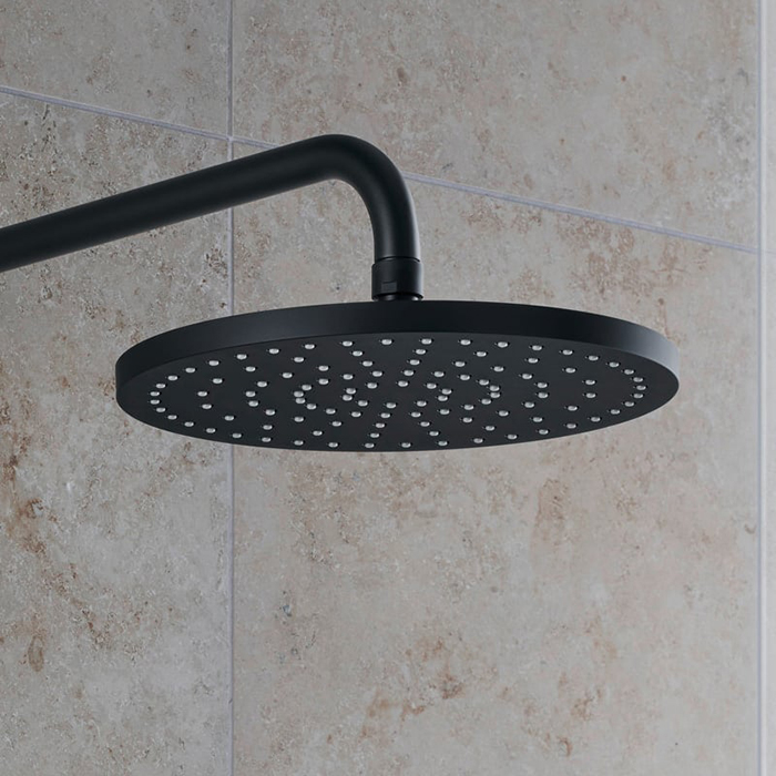 Duravit Shower Верхний душ Ø25см, 1 режим, настенный/потолочный, цвет: черный матовый