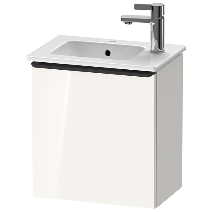 Тумбочка Duravit D-Neo подвесная 41x44x27.4см, раковина, 1 дверка, цвет: белый высокоглянцевый