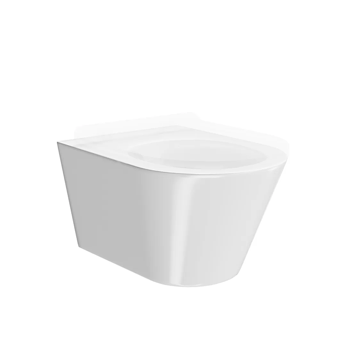 Kerama Marazzi Plaza Modern Унитаз 36х53см., подвесной, безободковый, с крепежом, цвет: белый глянцевый