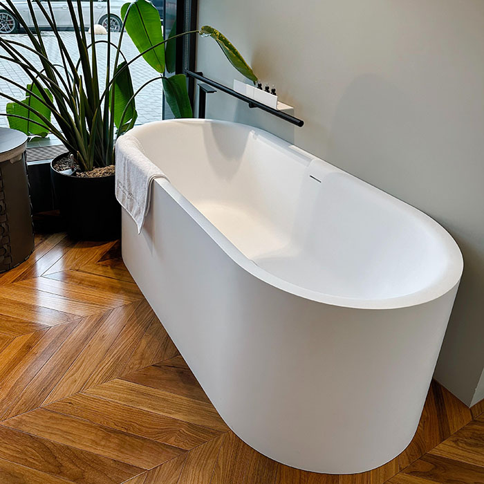 Salini Perla Ванна отдельностоящая 170x80см, материал S-Stone, цвет: белый матовый