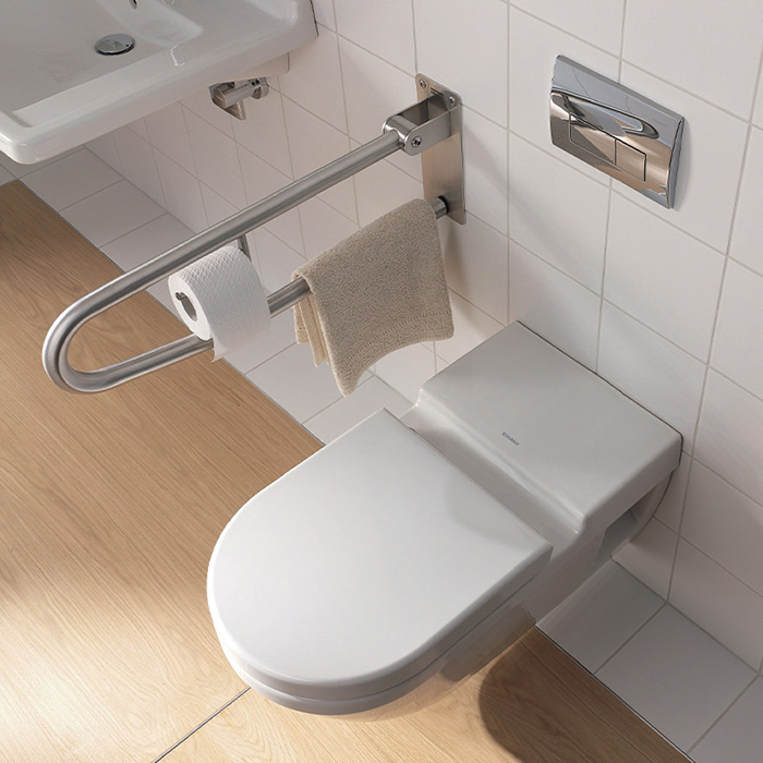 Duravit Starck 3 Унитаз 70х45х36см, подвесной, для инвалидов на колясках, цвет: белый