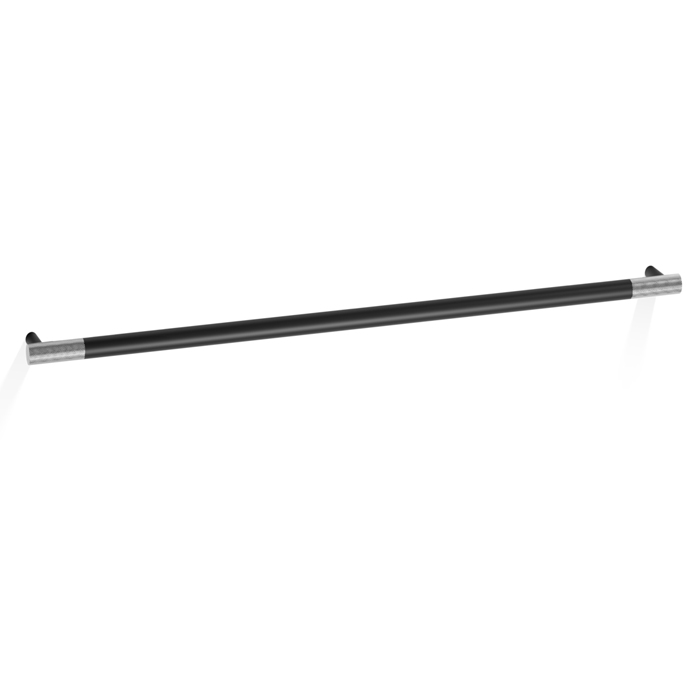 Полотенцедержатель Decor Walther Club HTE80 80см, подвесной, цвет: черный матовый / хром