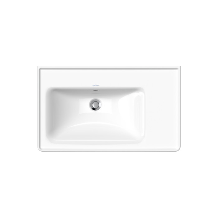 Duravit D-Neo Раковина 80х48см, без отв., накладная, с переливом, цвет: белый