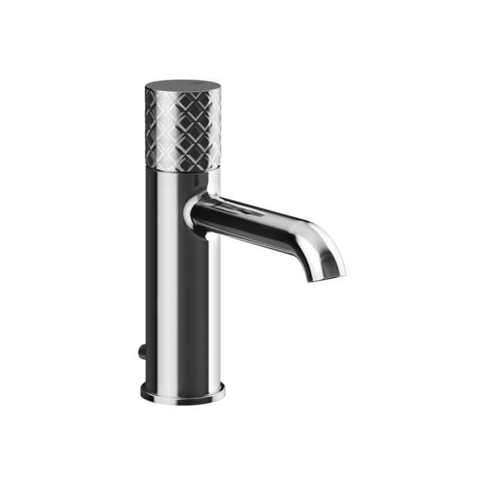 Смеситель для раковины Gessi Habito Intreccio, на 1 отв., с донным клапаном, цвет: хром