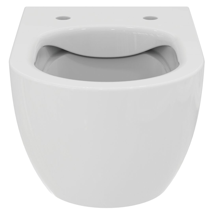 Ideal Standard Blend Curve Унитаз подвесной 54х36см, безободковый с технологией смыва RimLS+®, цвет: белый