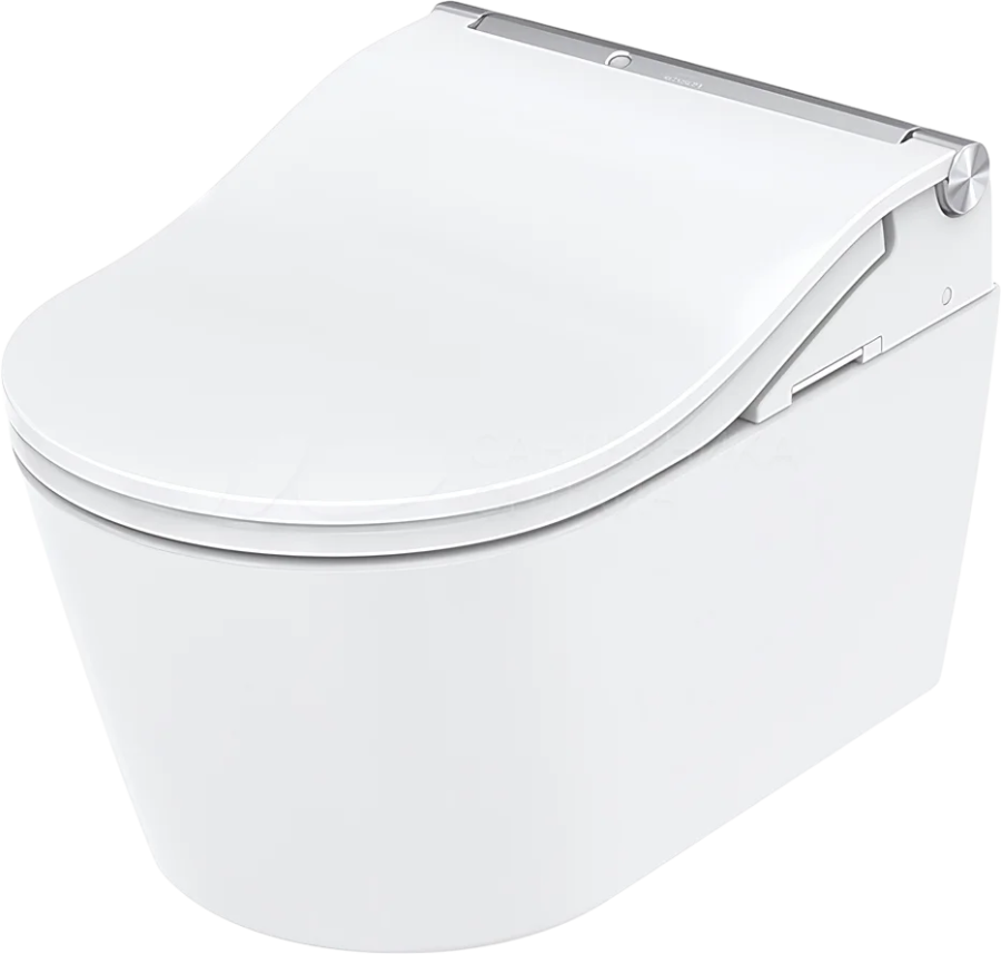 Сиденье Toto Washlet RWс дистанционным управлением с функцией EWATER+, для унитаза RP CW542EY, 391 × 579 × 108 мм, цвет: белый