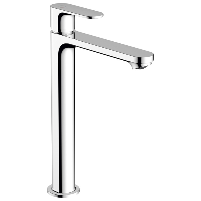Смеситель для раковины Hansgrohe Rebris S, высокий, 1 отв., с донным клапаном, цвет: хром
