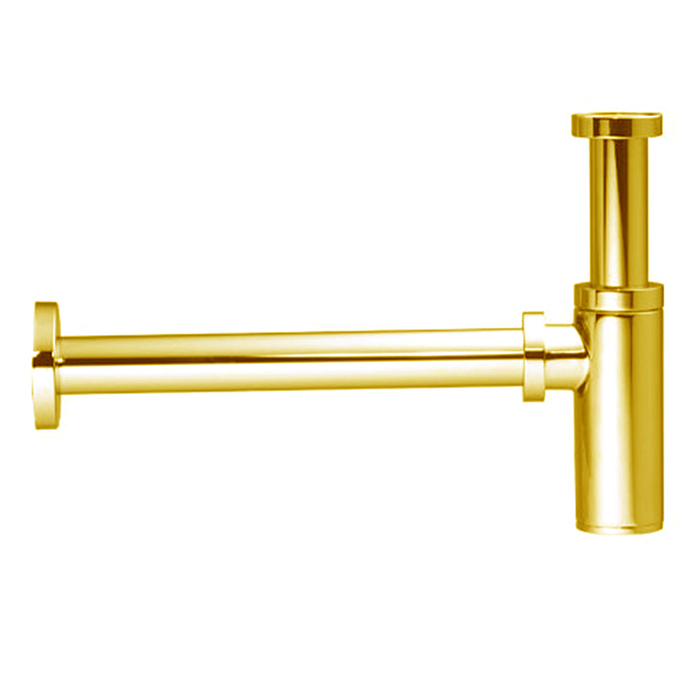 Сифон маленький Nicolazzi Scarichi 1”1/4 без донного клапана, цвет: Gold