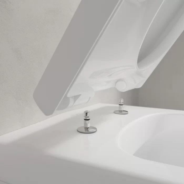 Villeroy&Boch Architectura Унитаз 37х53х33см, подвесной, безободковый, в комплекте сиденье c микролифтом, цвет: альпийский белый