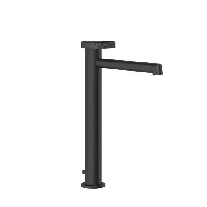 Смеситель для раковины Gessi Anello, на 1 отв., высокий с длинным изливом, с донным клапаном, цвет: Black XL
