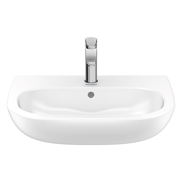 Duravit D-Code Раковина с перел., с 1 отв. под смес., 60х46см., цвет: белый