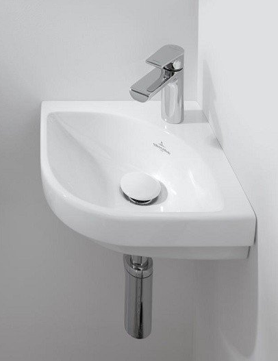 Раковина Villeroy&Boch Subway 3.0, шгв 320×320×145, отверстия для смесителя-1, цвет: альпийский белый — 43714601