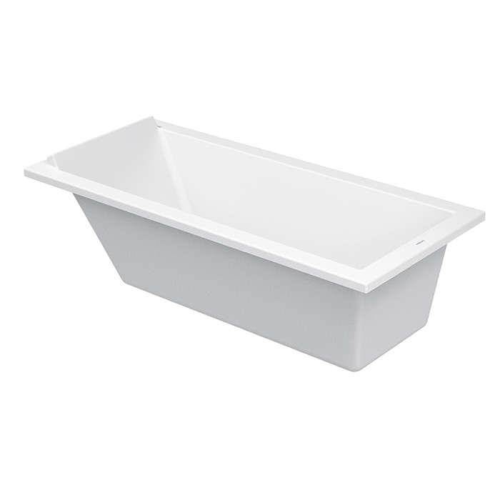 Duravit Starck Ванна 170x75х48см, встраиваемая, акрил, цвет: белый